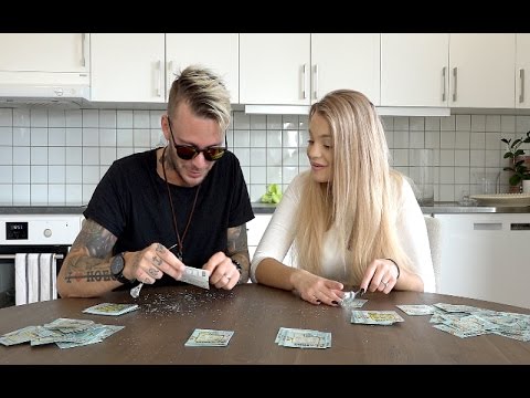 Scratching 100 Lotterycards