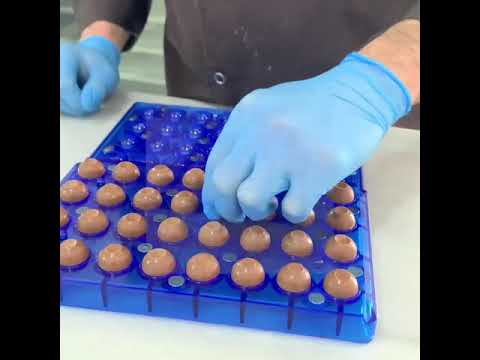 Mould No: 1525 - Magnetic moulds for making handmade truffle/ball chocolate in the easiest way!