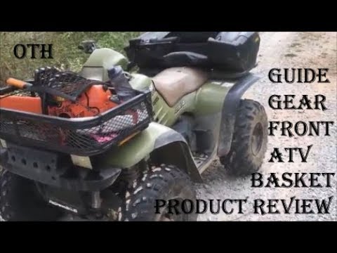 Guide Gear Front ATV Basket ~ Product Review