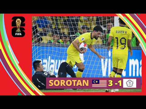 Sorotan Perlawanan: Malaysia 3-1 Chinese Taipei | Kelayakan Piala Dunia 2024