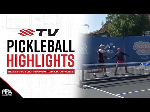 Collin Johns Backhand Pickleball Highlight - 2022 PPA Peachtree Classic Men's Doubles
