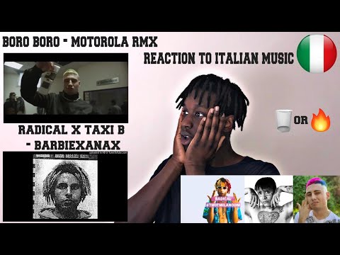 REACTION TO BORO BORO | MOTOROLA RMX / RADICAL x TAXI B - BARBIEXANAX