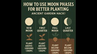 🌕 Lunar Gardening: Boost Germination, Root Growth & Yields with Moon Phases 🌱