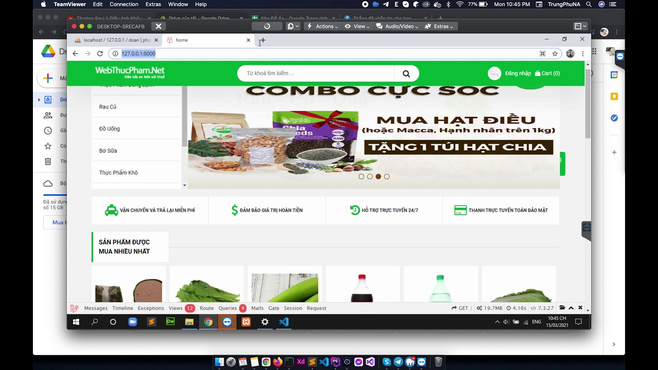 Bài tập lớn - Website thực phẩm bằng laravel - Support - phần 1