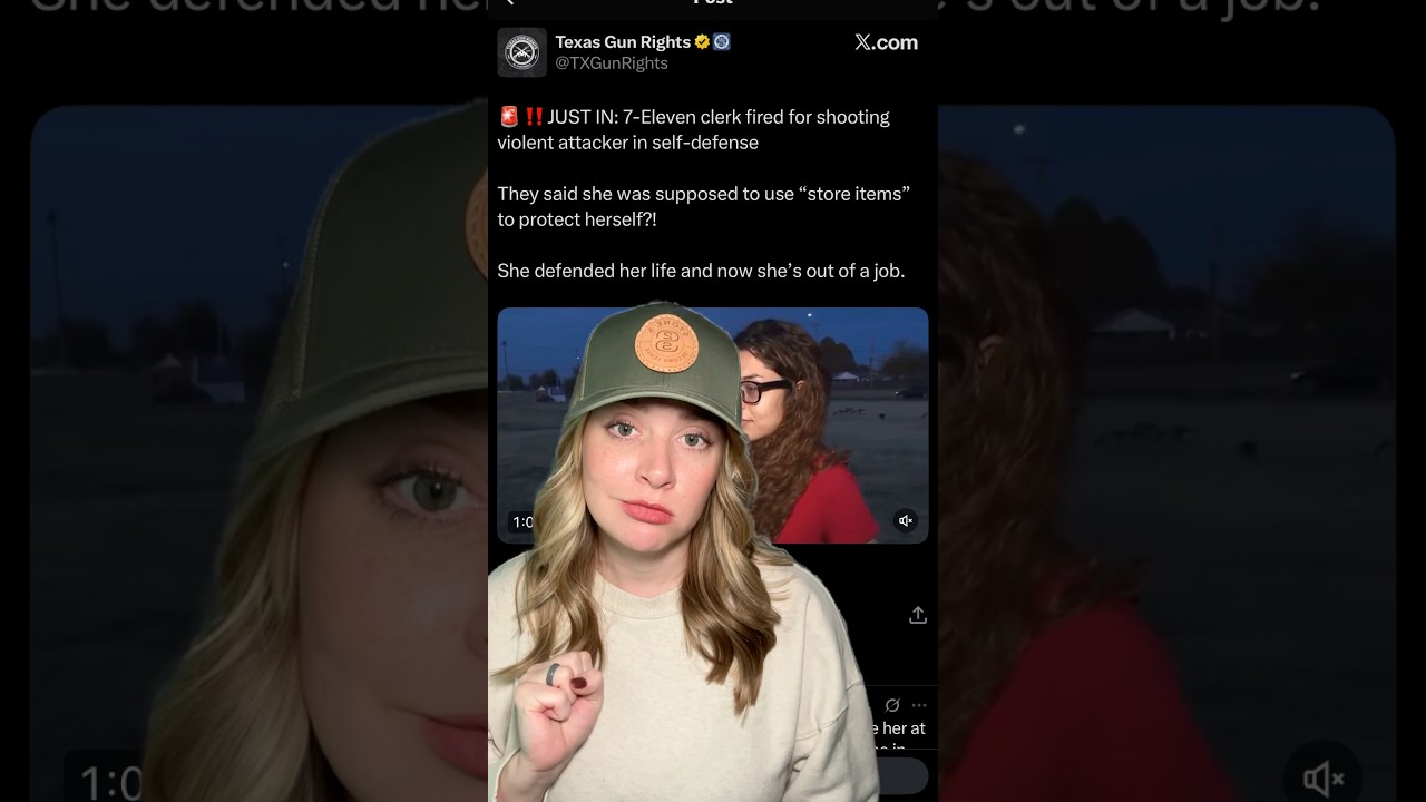 WILD! Woman FIRED For Defending Herself?!?r#2ndamendment #shortsfeed #shortsvideo #shorts