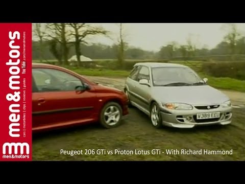 Peugeot 206 GTi vs Proton Lotus GTi - With Richard Hammond
