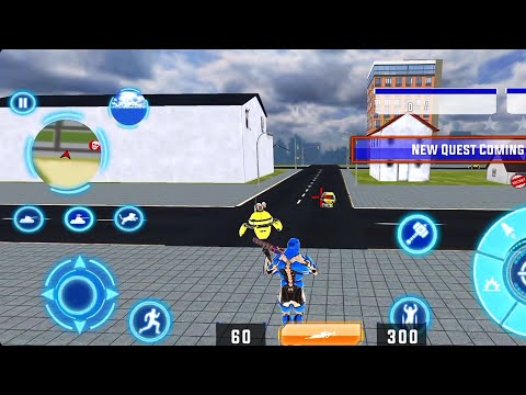 Flying Tank Transform Robot War - Lion Robot Games - Android Gameplay