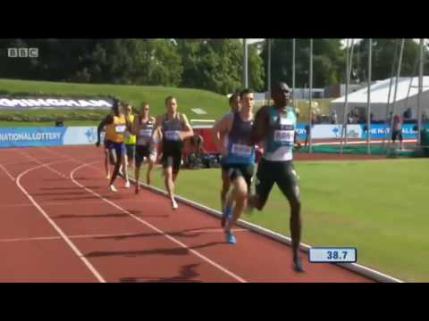 David Rudisha shows fastest time in years at Men's 600m Birmingham Diamond League 2016