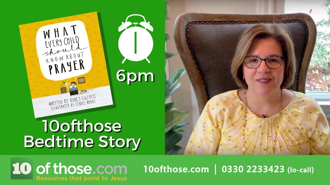 Let's pray instead of worrying... a short video with Nancy Guthrie