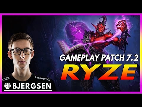 379. Bjergsen Ryze vs Annie Mid - January 25th, 2017 - Season 7 Patch 7.2