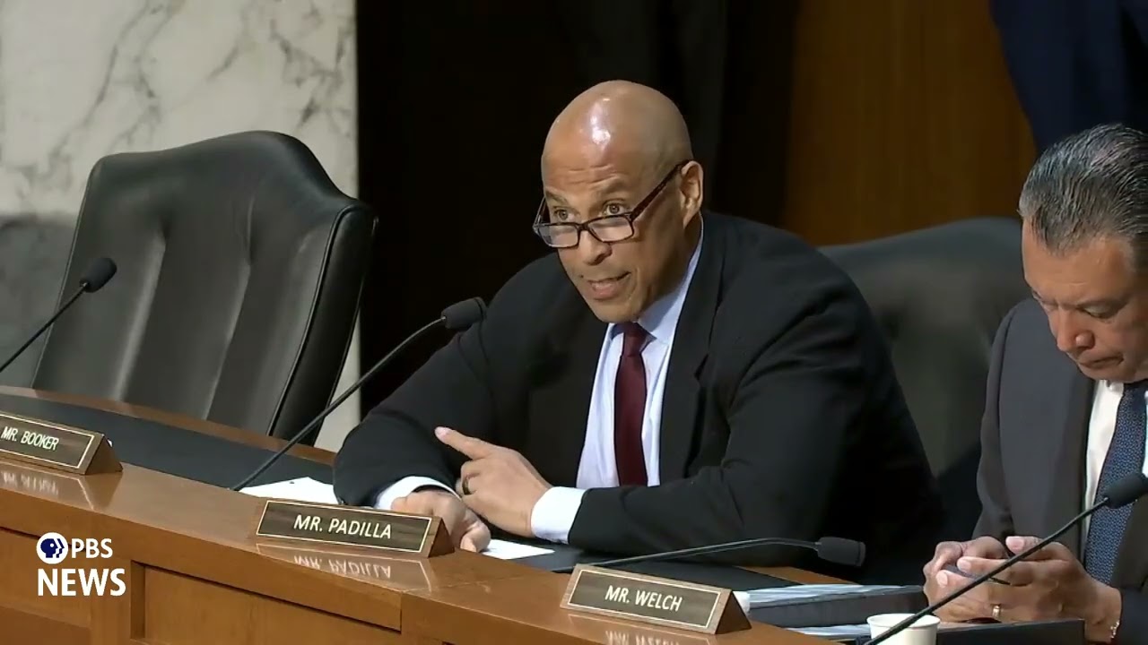 Sen. Booker questions FBI Director Patel in Senate Judiciary Committee oversight hearing