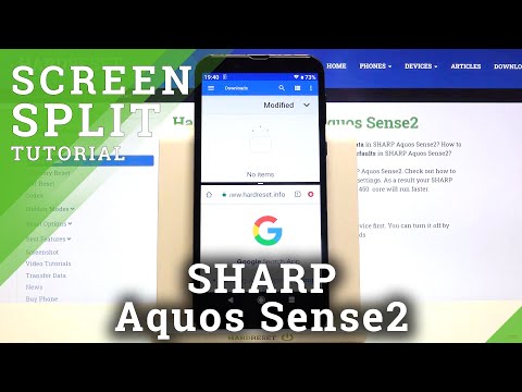 How to Enter Split Screen on SHARP Aquos Sense2 – Dual Screen