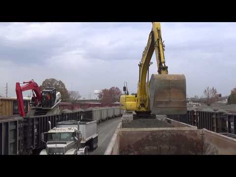 JFC Industries, Rock Train Unloading