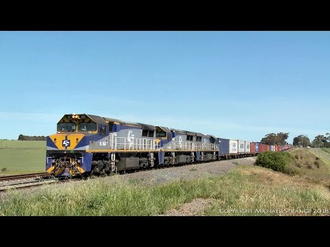 7922V SCT/SBR Wimmera Container Line (Dooen / Horsham) Train - PoathTV Australian Railways