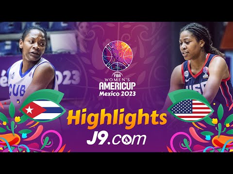 Cuba 🇨🇺 v USA 🇺🇸 | Group Phase | J9 Highlights | #FIBAAmeriCupW