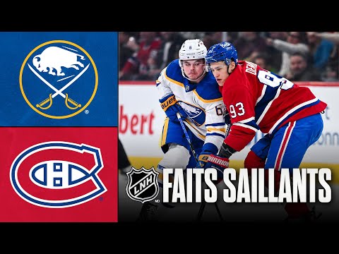 Sabres vs Canadiens | 22/01/26 | Faits saillants