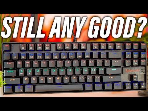 Redragon K552 Mechanical Gaming Keyboard, 87-Key Compact, LED Gaming Keyboard with Red Switches, Anti-Ghosting, Metal Frame for PC Gaming & Typing, Beginner-Friendly (Black) video review thumbnail
