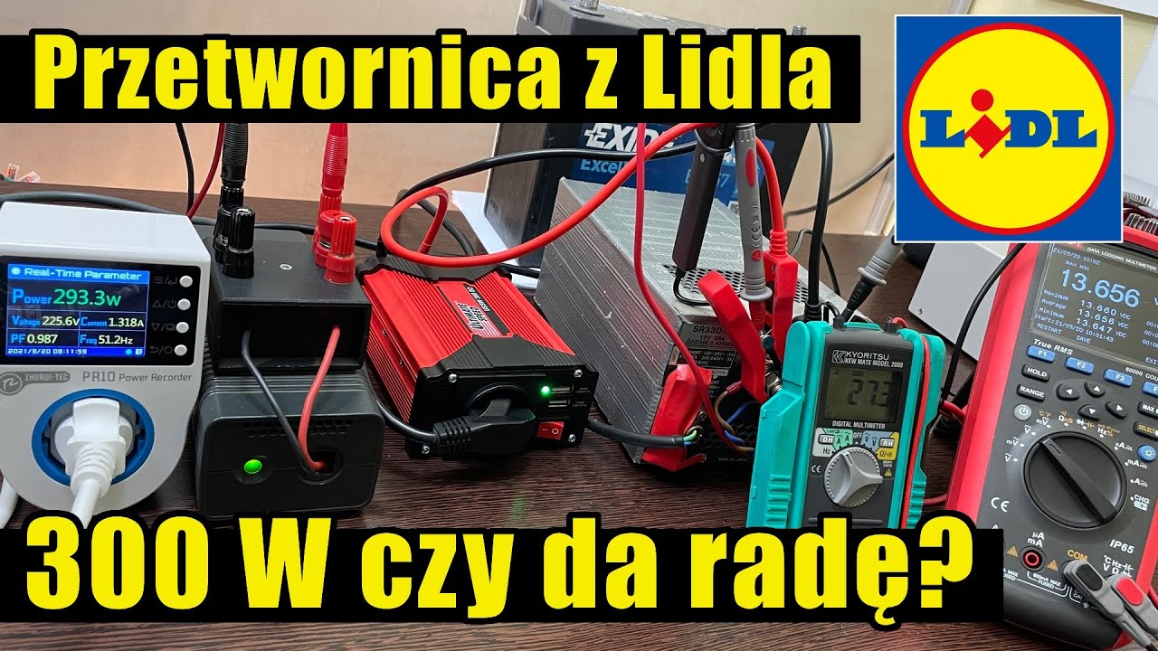 Watch Przetwornica samochodowa z Lidla 300W z 12V na 230V Ultimatespeed USSW 300 B2 Test now Przetwornica samochodowa z Lidla 300W z 12V na 230V Ultimatespeed USSW 300 B2 Test