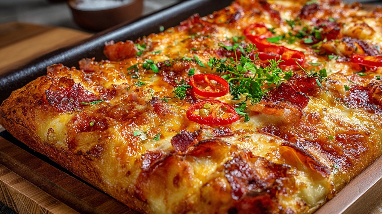 Focaccia a la Pizza by Schnell Lecker Schön — recipe photo