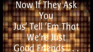 Michael Jackson Ft. Stevie Wonder - Just Good Friends. (Lyrics).