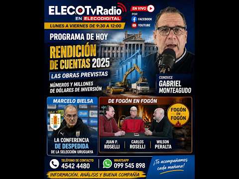 ELECODIGITAL EN VIVO. NOTICIAS DEL MIERCOLES 1 DE JULIO DE 2026. DESDE CARMELO PARA TODO EL MUNDO.