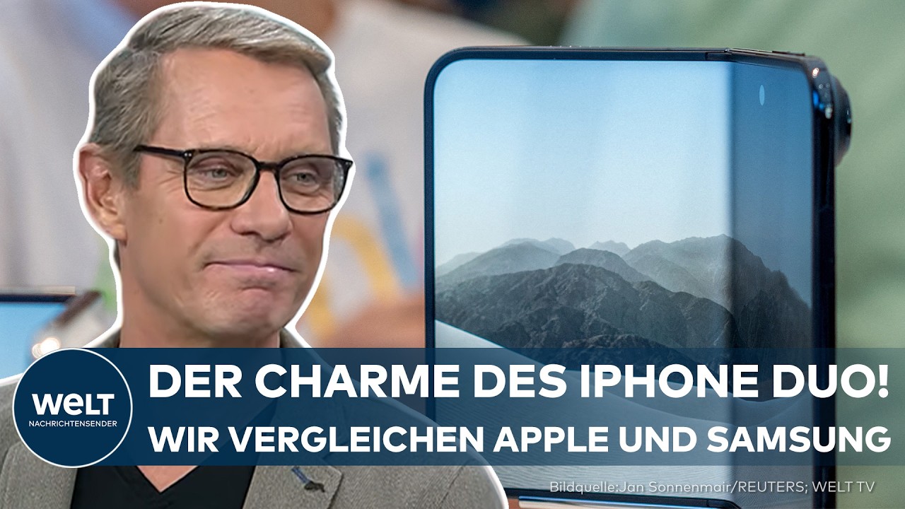 APPLE VS. SAMSUNG: Faltbares iPhone Duo im Test – lohnt sich der Preis von bis zu 3.800 Euro?