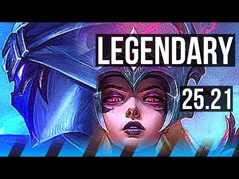 KASSADIN vs SYNDRA (MID) | Penta, Legendary, 25/3/5 | EUW Diamond | 25.21