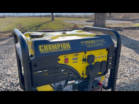 Champion Generator 11500/9200W - Erste Ausführung, Hausanschlussdose