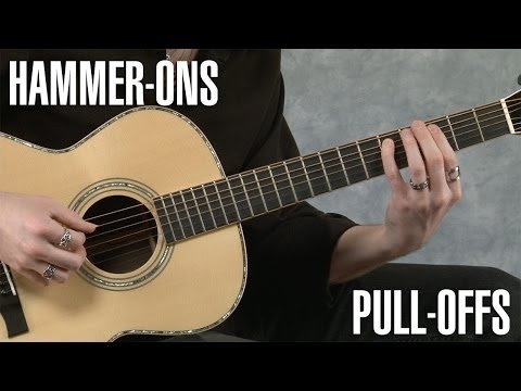 Hammer-Ons and Pull-Offs Guitar Lesson