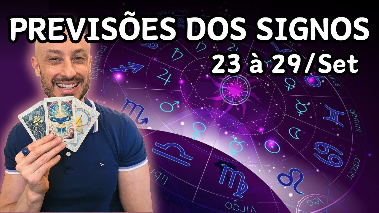 PREVISÕES DOS SIGNOS - 23 à 29 de Setembro/24 | Leitura para AMOR e DINHEIRO