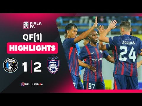 Penang FC 1-2 Johor Darul Ta'zim | Highlights | Piala FA 2025-2026 | FA QF1