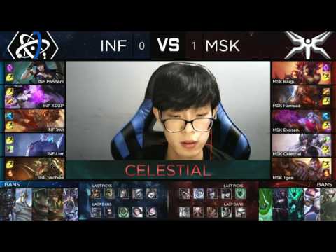 Pro Gaming Series 2017 Summer Split Week 4 Day 2 - INF vs MSK Game 2/2