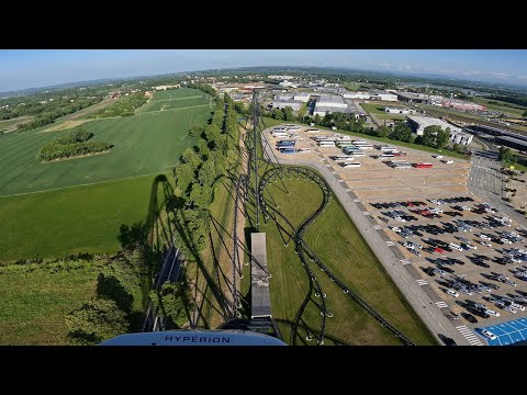 Intamin Mega Coaster Hyperion Energylandia 2025 POV Onride