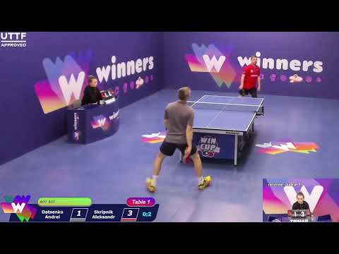 WINners CUP table 1 17.01  Datsenko Andrei - Skripnik Aleksandr 16:30