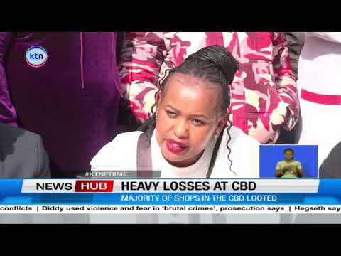 Traders in Nairobi left counting losses after day long protests