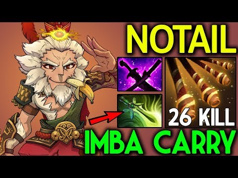 NOTAIL Dota 2 [Monkey King] Imba Carry - 26 Kills