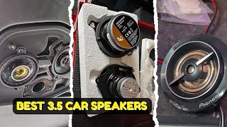 5 Best 3.5" Car Speakers of 2026! for Crystal Clear Sound