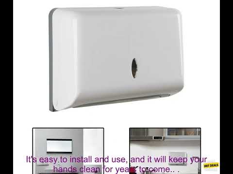 White abs m fold tissue paper dispenser
