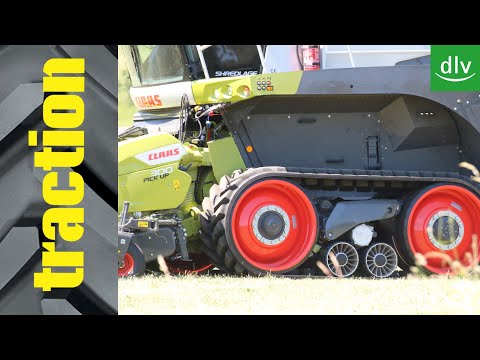 Claas Jaguar 960 Terra Trac in der traction Arbeitsprobe