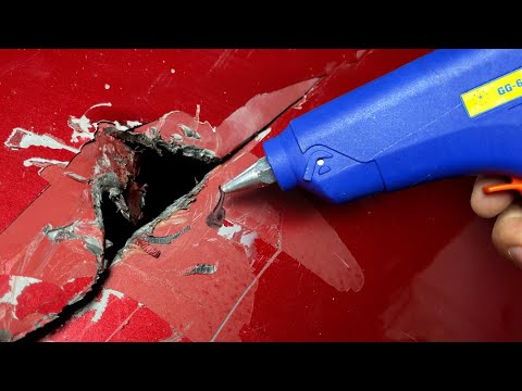 Ingenious Way To Repair Broken Plastics Bumper With Plastic Welding Method!
