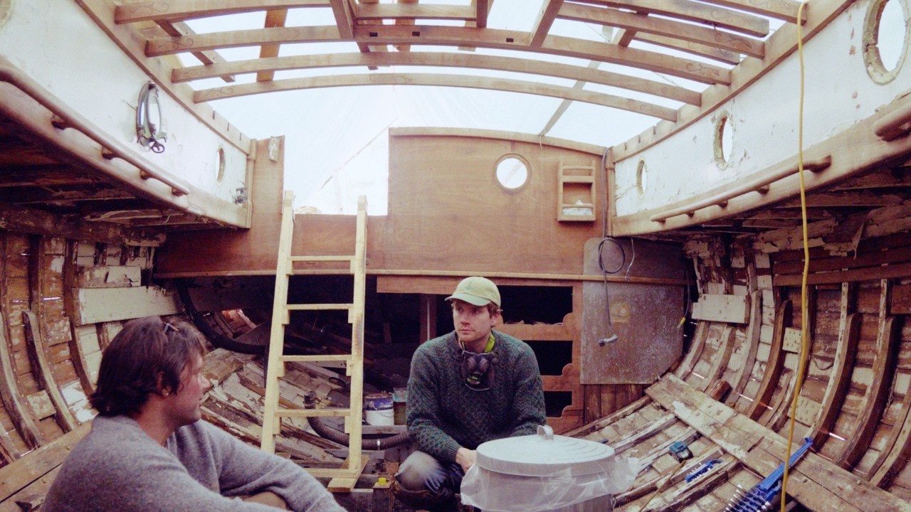 Shipwright Visit, Testing Chainsaw Mill, Pulling Transmission with a Crane - No. 34