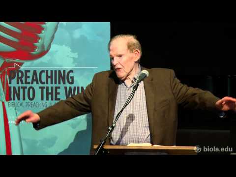 Haddon Robinson: Preaching Into the Wind - National Ministry Conference