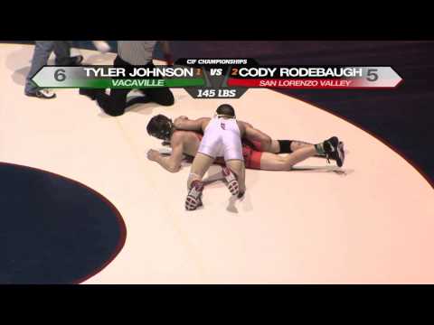 CIF Wrestling - Johnson vs Rodebaugh - 145 lbs.