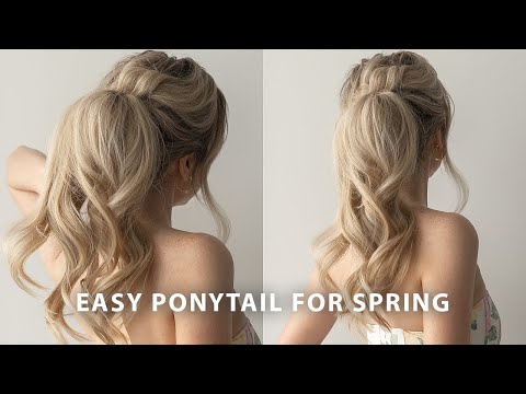 How To: Voluminous Easy Ponytail Hair Tutorial 👰‍♀️...