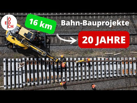 Außerordentlich langsam: wieso Bahn-Bauprojekte in Deutschland und anderswo so lange dauern