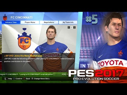 OUR NEW TEAM! JOINING FC CINCINNATI! | PES 2017 Become A Legend | Episode #5