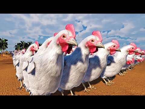 GIANT CHICKEN vs 100,000 Roman Generals - Ultimate Epic Battle Simulator 2