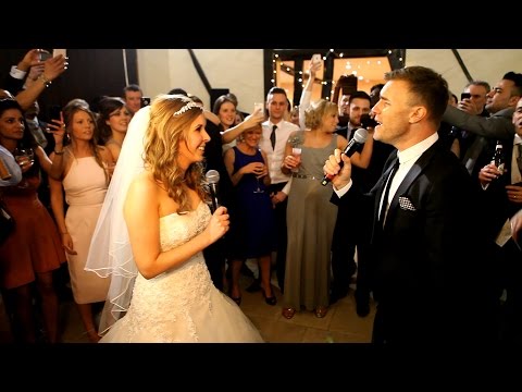 Gary Barlow Surprises Bride on Her Wedding Day!
