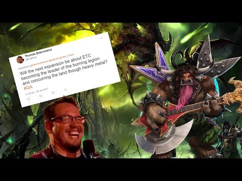 My question to Ben Brode. ETC Burning Legion Expansion Confirmed!!!