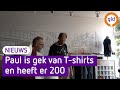 Verzamelaar krijgt 200e t-shirt van Theo Janssen